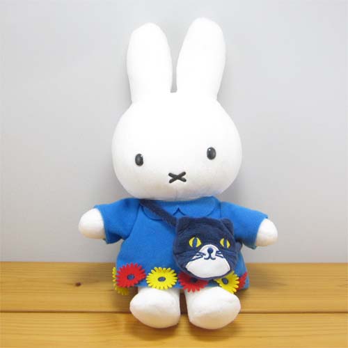 ねこのポシェットがかわいい ディック ブルーナ ミッフィー キャットシリーズ Miffy And Cat ぬいぐるみ ミッフィー ぬいぐるみ ミッフィーの雑貨のおもちゃ箱バーグ