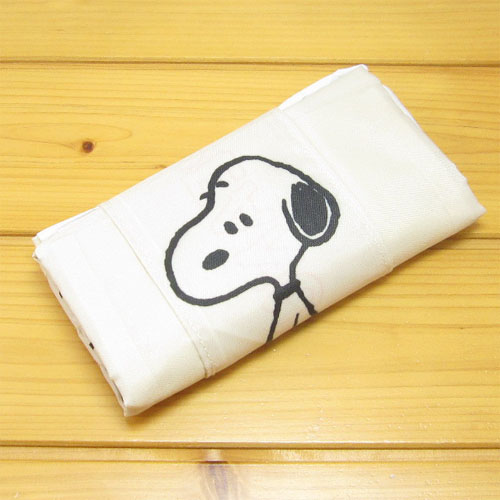 折りたたんでコンパクト Peanuts ピーナッツ スヌーピー Snoopy エコバッグ ビンテージ シャツ柄 エコバッグ 折りたたみ スヌーピー の雑貨のおもちゃ箱バーグ