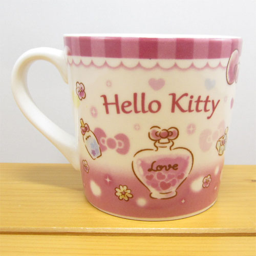 お気に入りのマグでのんびりティータイムしましょ♪サンリオキャラクターズ ハローキティ（Hello Kitty） マグカップ キラキラショップ☆ハローキティの雑貨のおもちゃ箱バーグ