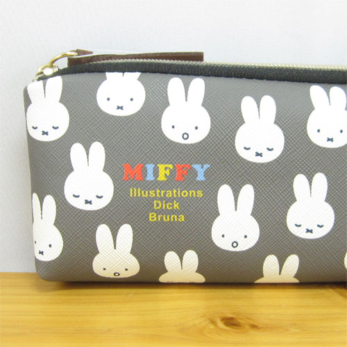 ディック・ブルーナ　miffy（ミッフィー）　L型ペンポーチ（フェイス）