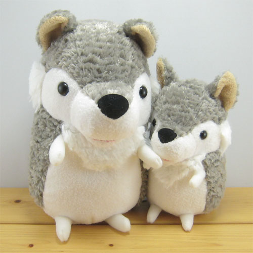 baby nature（ベイビーナチュレ）　baby moreシリーズ　ウルフ　ぬいぐるみ（グレー）