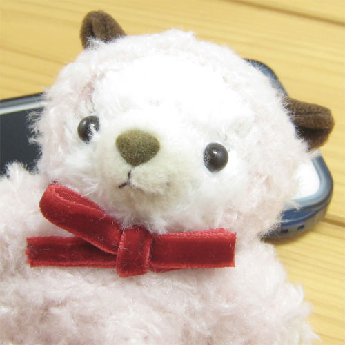 COBE COBE（コービーコービー）　ぬいぐるみキーチェーン　ピンクMoo