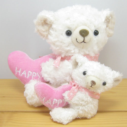 COBE COBE（コービーコービー）　だっこハートコービー　ぬいぐるみ（ホワイト）