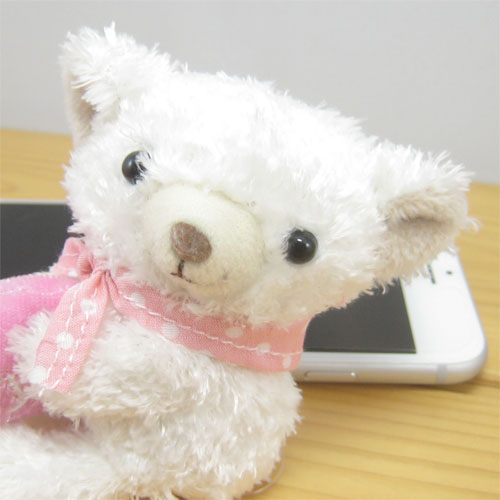 COBE COBE（コービーコービー）　だっこハートコービー　ぬいぐるみミニサイズ（ホワイト）