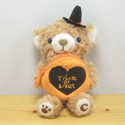 COBE COBE(コービーコービー) HAPPY HALLOWEEN だっこポーチキーチェーン ハロウィン(ベージュ)