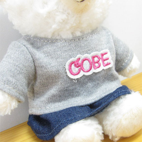 COBE COBE（コービーコービー）　ぬいぐるみMサイズ　CトレーナーGY