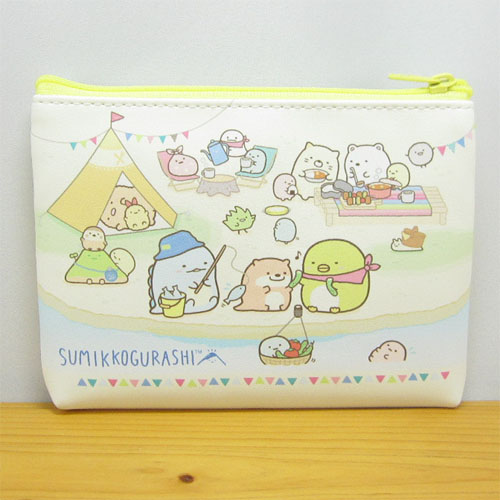 小物やコスメを入れるいつもの専用ポーチはお気に入りのキャラクターで San X すみっコぐらし フリーポーチ M キャンプ すみっコぐらしの雑貨のおもちゃ箱バーグ 小物やコスメを入れるいつもの専用ポーチはお気に入りのキャラクターで San X すみっコぐらし フリーポーチ M キャンプ すみっコぐらしの雑貨のおもちゃ箱バーグ