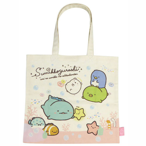 San-X　すみっコぐらし　帆布トート　ピンク