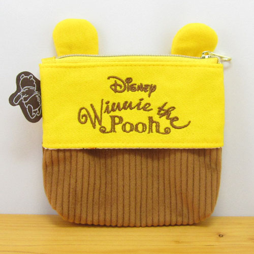ディズニー　Winnie the Pooh　くまのプーさん　プーさん雑貨シリーズ　プー　コーデュロイ　ティッシュポーチ