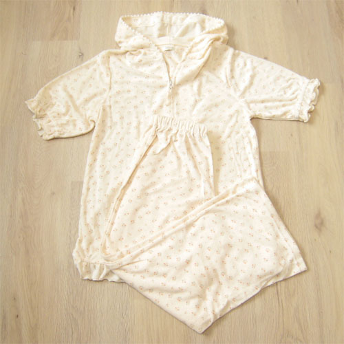 パーカー付きパジャマ（ピンク・オレンジ）