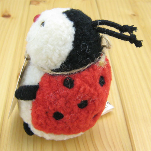 goodLuck（グッドラック）　ぬいぐるみSSサイズ　てんとう虫のテンテン