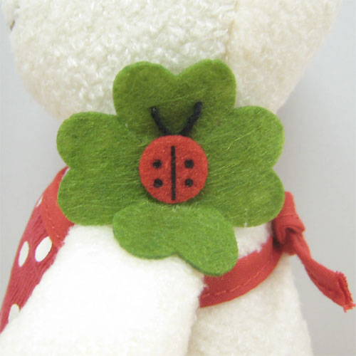 goodLuck（グッドラック）　ぬいぐるみSサイズ　ウサギのポルカ