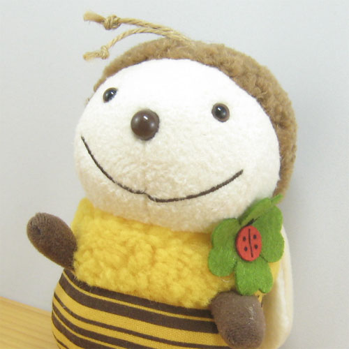 goodLuck（グッドラック）　ぬいぐるみSサイズ　ミツバチのルンルン