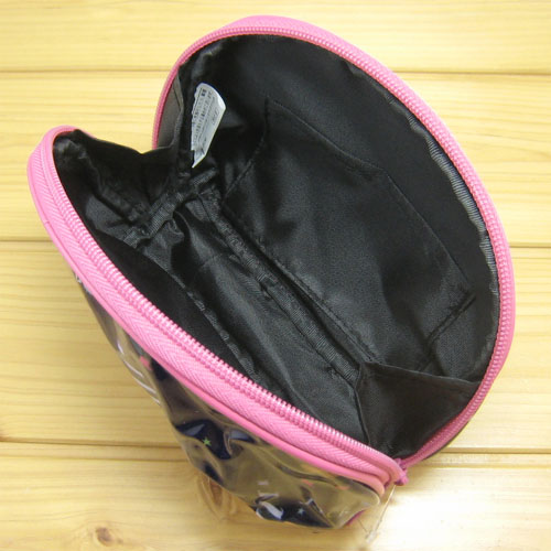 くまのがっこう　魔女柄　シェルポーチ（ピンク）