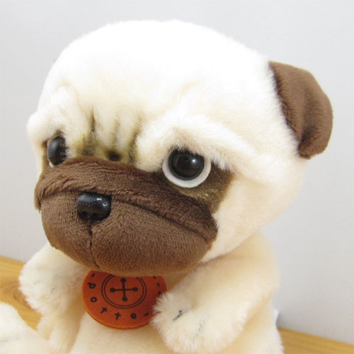 サンアロー　オリジナルぬいぐるみ　potte　パグ　ぬいぐるみ