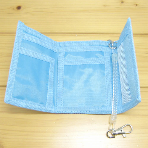 くまのがっこう 『がんばれ!ルルロロ TINY★TWIN★BEARS』 横型ウォレット(ブルー)