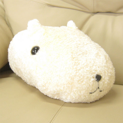 カピバラさん　もふっとカピバラさん　ぬいぐるみ（ホワイトさん）