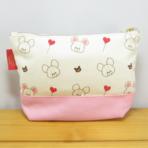 くまのがっこう ポーチ ハート