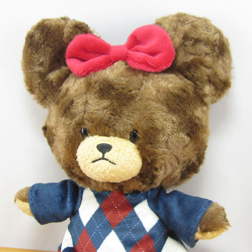 くまのがっこう アーガイルシリーズ(Argyle) ジャッキー ぬいぐるみS