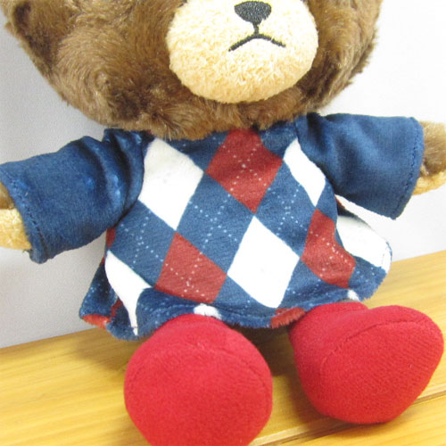 くまのがっこう アーガイルシリーズ(Argyle) ジャッキー ぬいぐるみS