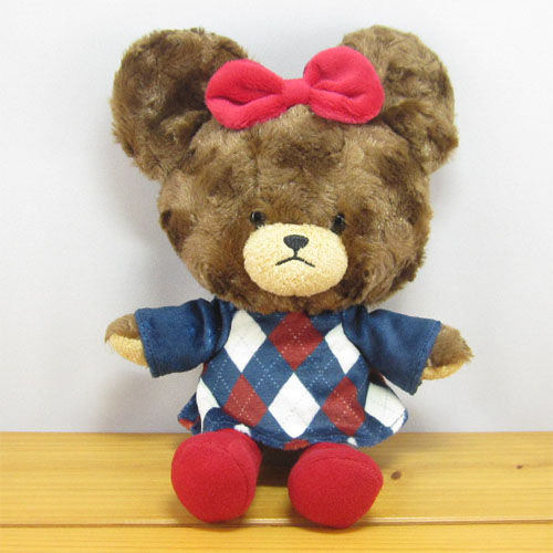 くまのがっこう アーガイルシリーズ(Argyle) ジャッキー ぬいぐるみS