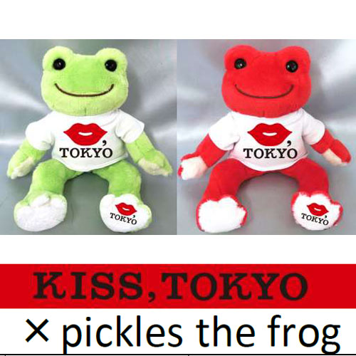 カエルのピクルス（かえるのピクルス）　KISS,TOKYO×pickles the frog　ピクルスビーンドール　ベーシック・レッド