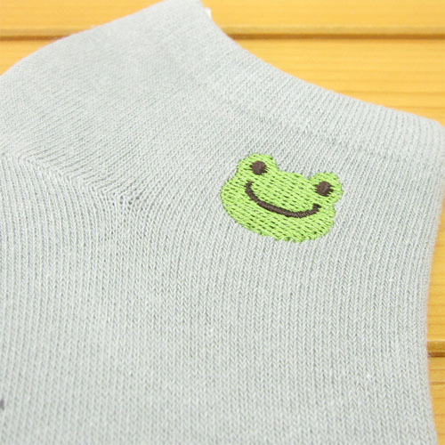カエルのピクルス（かえるのピクルス）　スニーカー用ソックス　ピクルス　GY