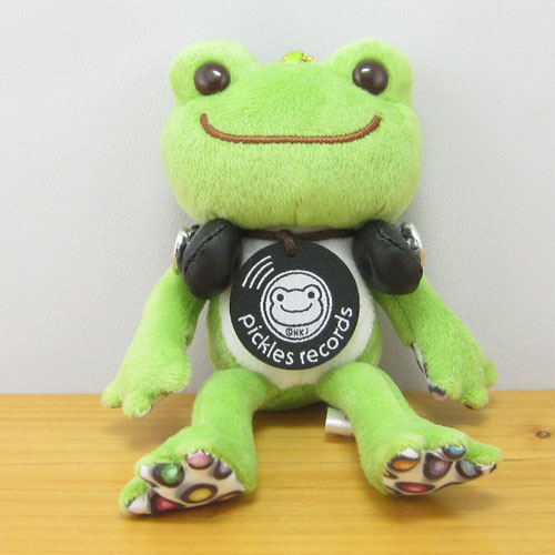 ピクルスレコーズレーベルの記念のカッコイイピクルス カエルのピクルス かえるのピクルス ピクルスレコーズシリーズ マスコット かえる のピクルスの雑貨のおもちゃ箱バーグ