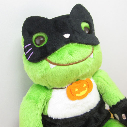 カエルのピクルス（かえるのピクルス）　HALLOWEEN　ピクルス　ハロウィン　ビーンドール　黒猫マスク