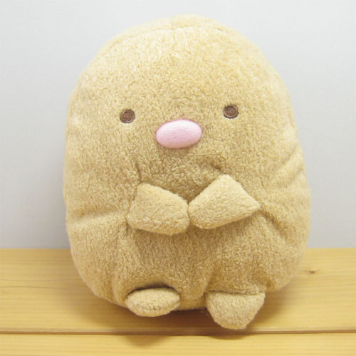 ずんぐりとしたフォルムがかわいい 思わずすみっこに置きたくなちゃうぬいぐるみです すみっコぐらし ぬいぐるみ とんかつ すみっコぐらし の雑貨のおもちゃ箱バーグ