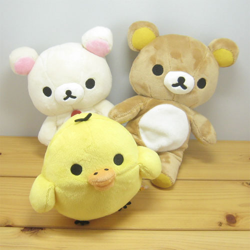 リラックマ　ぬいぐるみS（リラックマ・コリラックマ・キイロイトリ）