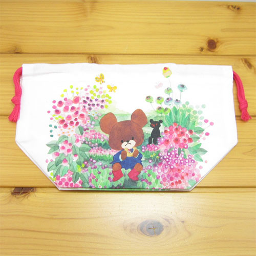 くまのがっこう　ランチ巾着（Colorful Days）