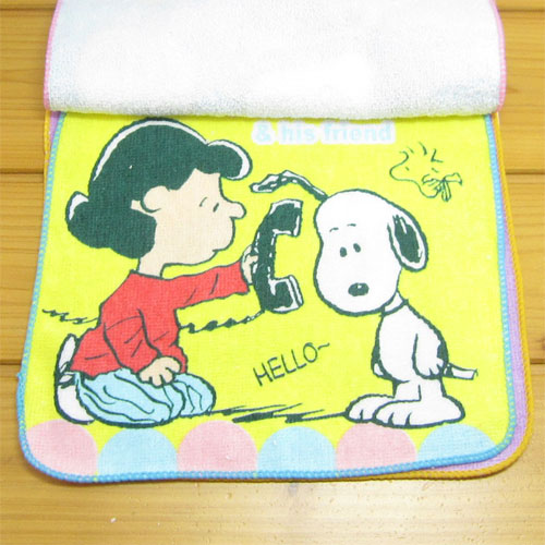 PEANUTS（ピーナッツ）　スヌーピー（SNOOPY）　プチタオル5Pセット　スヌーピーB