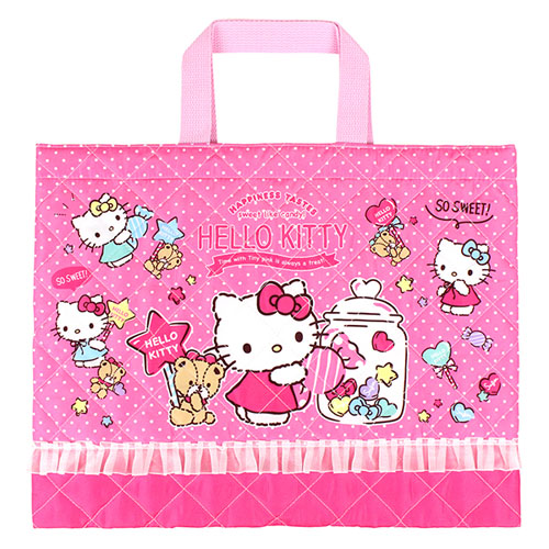 おけいこもお気に入りのバッグ サンリオ ハローキティ Hello Kitty キルトレッスンバッグ ローズピンク レッスンバッグ 女の子 ハロー キティの雑貨のおもちゃ箱バーグ おけいこもお気に入りのバッグ サンリオ ハローキティ Hello Kitty キルトレッスンバッグ ローズピンク レッスンバッグ 女の子 ハロー キティの雑貨のおもちゃ箱バーグ