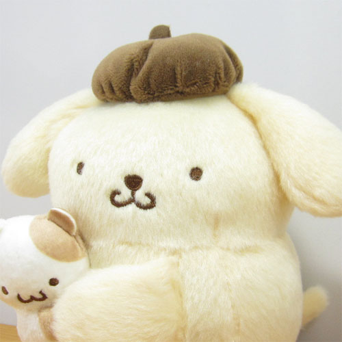 サンリオキャラクターズ　ペアぬいぐるみ　ポムポムプリン（POMPOMPURIN）