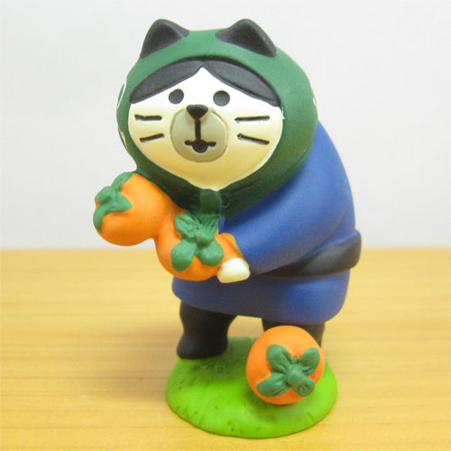 終了 デコレ コンコンブルなどに ハンドメイド 柿6個