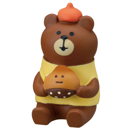 DECOLE(デコレ) concombre(コンコンブル) パンと喫茶 やまねこベーカリー くりくまマロンパン