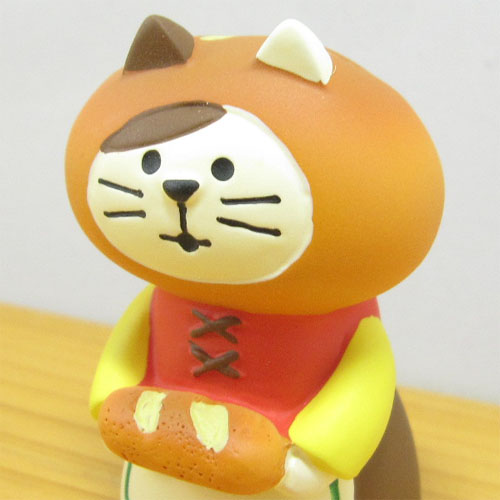 DECOLE（デコレ）　concombre（コンコンブル）　やまねこベーカリーpresents焼きたてパンマルシェシリーズ　ねこずきん　パン