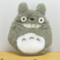 かわいいトトロがふんわり手触りのコインケースに♪スタジオジブリコレクション　【となりのトトロ】　ふんわり小銭入れ　大トトロ・笑い