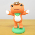 ピクルスのかわいいインテリア♪カエルのピクルス（かえるのピクルス）　アニメピクルス　きもちのいろ　フィギュアシリーズ　だいだい