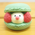 苺の季節到来♪DECOLE（デコレ）　concombre（コンコンブル）　ベリーまったりストロベリー　文鳥スイーツ　苺マカロン（グリーン）